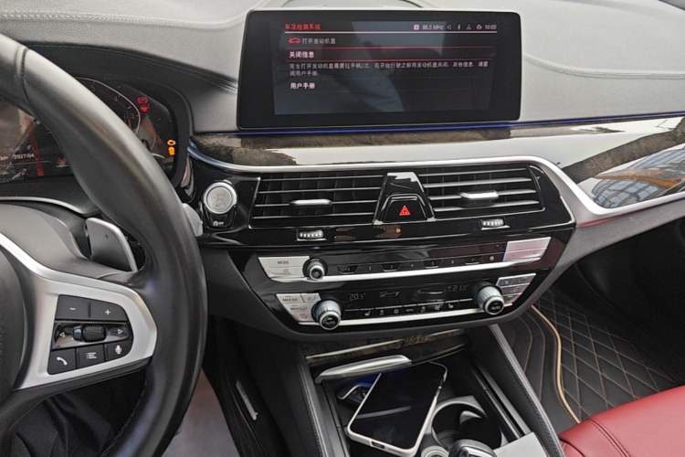 Used BMW 5 Series 2020 530Li Leading Model M Sport Package Audio And AC Panel