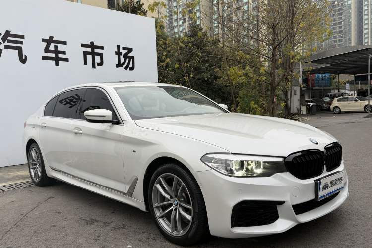 Used BMW 5 Series 2020 525Li M Sport Package Front Right 45 Deg