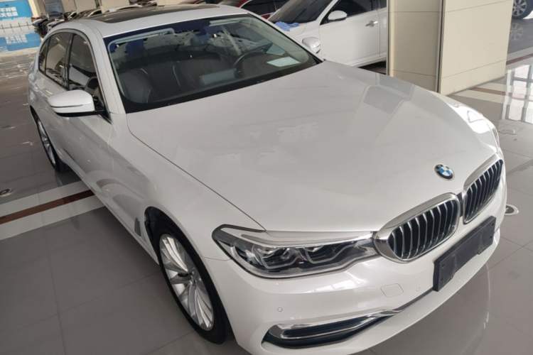 Used BMW 5 Series 2020 530Li Leading Edition Luxury Package Front Right 45 Deg