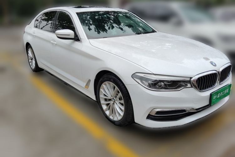 Used BMW 5 Series 2020 530Li Luxury Edition Premium Package Front Right 45 Deg