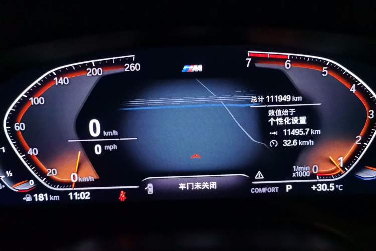 Used BMW 5 Series 2020 525Li M Sport Package Instrument Cluster