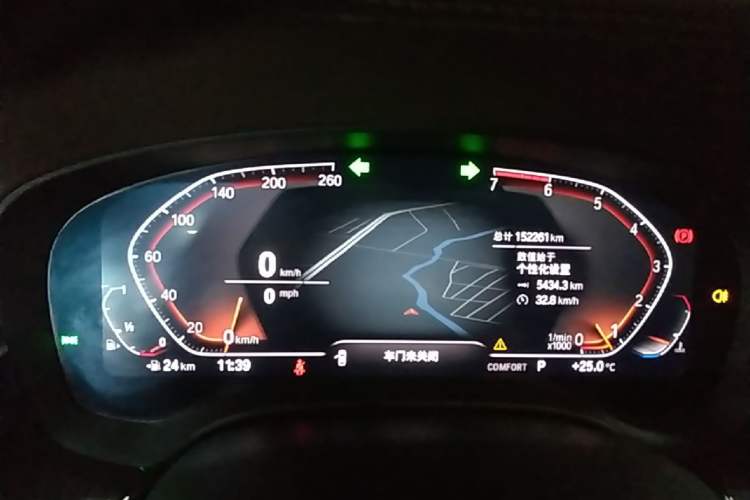 Used BMW 5 Series 2020 525Li Luxury Package Instrument Cluster