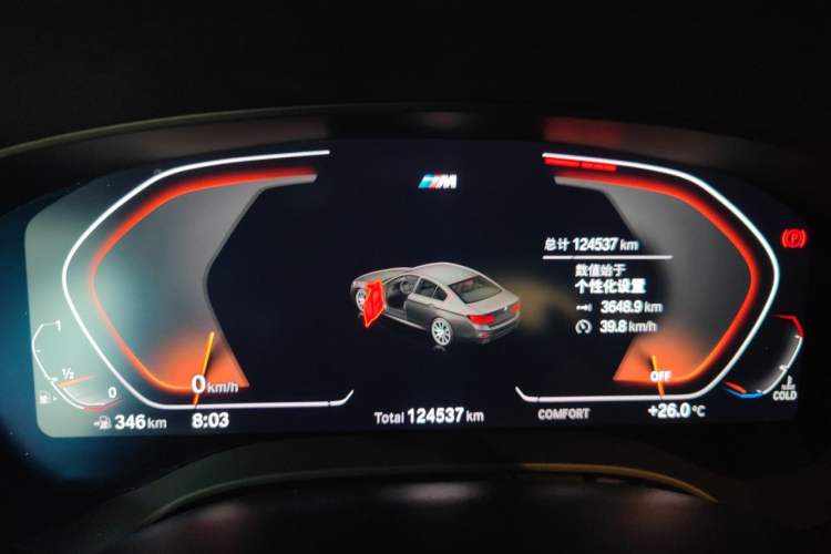 Used BMW 5 Series 2020 530Li Leading Model M Sport Package Instrument Cluster