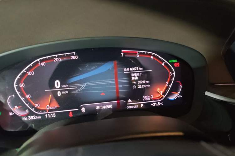Used BMW 5 Series 2020 530Li Leading Edition Luxury Package Instrument Cluster