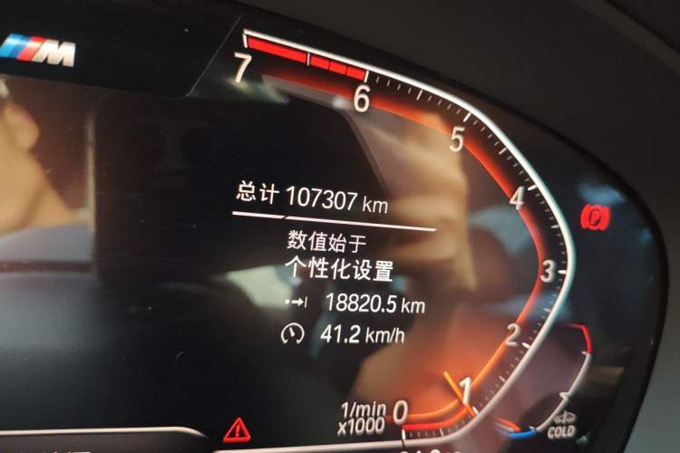 Used BMW 5 Series 2020 530Li xDrive M Sport Package Odometer Close Up