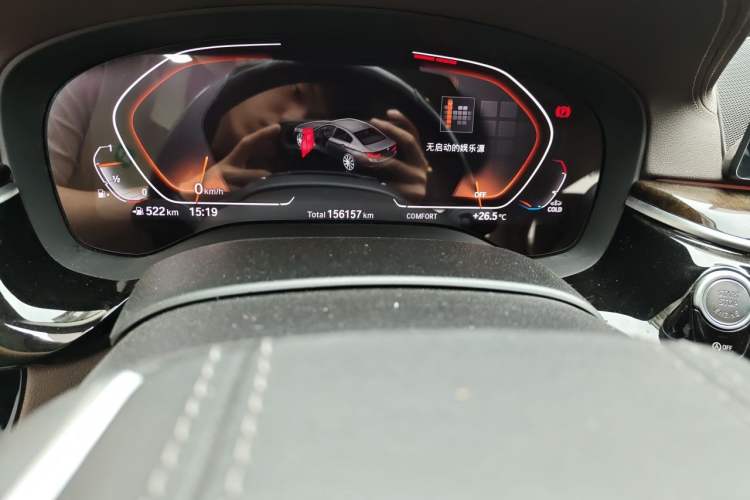 Used BMW 5 Series 2020 525Li Luxury Package Odometer Close Up