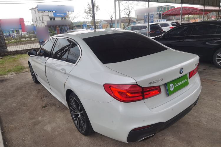 Used BMW 5 Series 2020 530Li Leading Model M Sport Package Rear Left 45 Deg