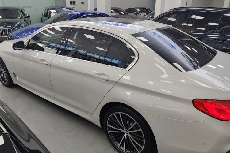 Used BMW 5 Series 2020 530Li Leading Model M Sport Package Rear Left 45 Deg