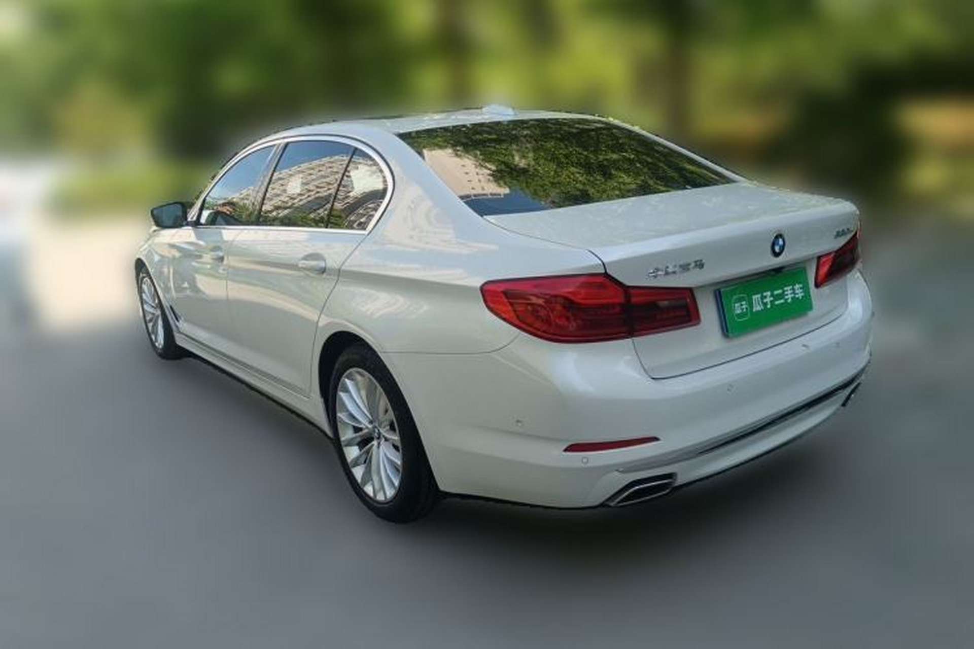 Used BMW 5 Series 2020 530Li Luxury Edition Premium Package Rear Left 45 Deg