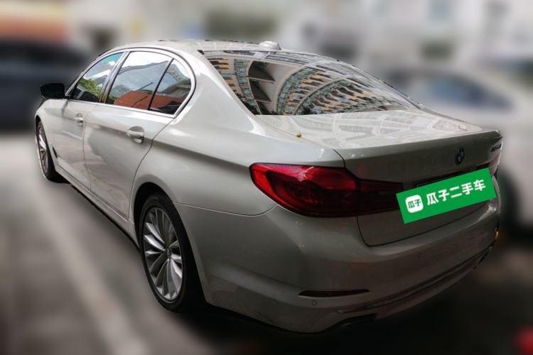 Used BMW 5 Series 2020 525Li Luxury Package Rear Left 45 Deg