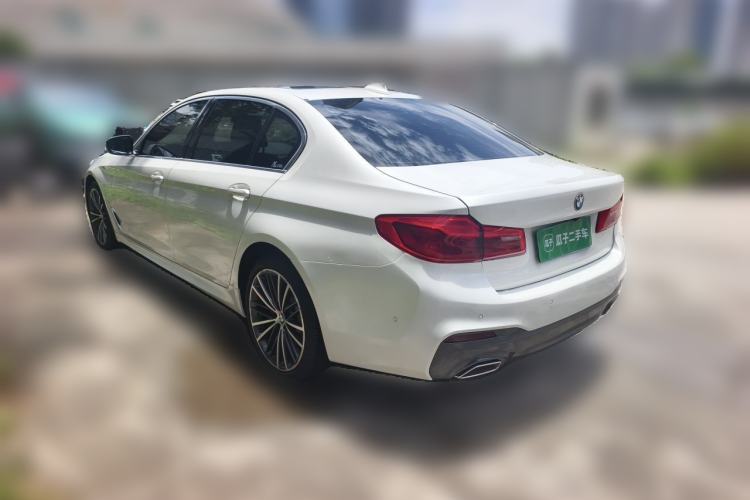 Used BMW 5 Series 2020 530Li Luxury Edition M Sport Package Rear Left 45 Deg