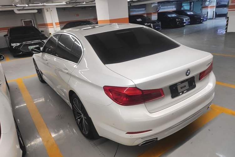 Used BMW 5 Series 2020 530Li Luxury Edition Premium Package Rear Left 45 Deg