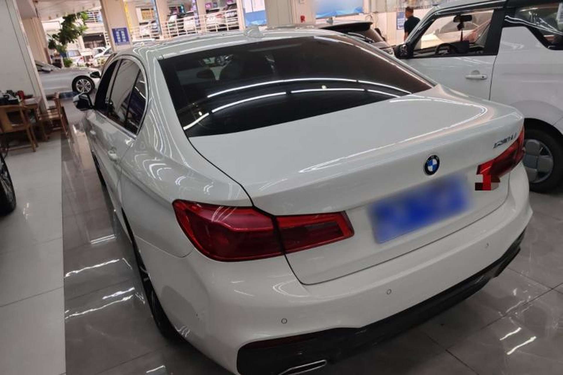 Used BMW 5 Series 2020 530Li Luxury Edition M Sport Package Rear Left 45 Deg