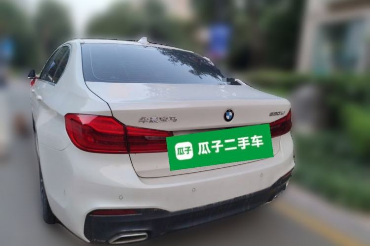 Used BMW 5 Series 2020 530Li Leading Model M Sport Package Rear Left 45 Deg