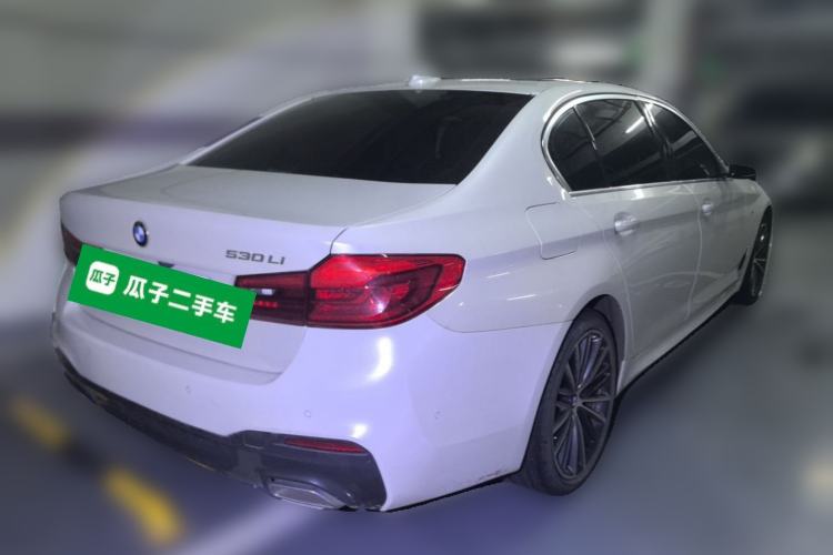 Used BMW 5 Series 2020 530Li Luxury Edition M Sport Package Rear Right 45 Deg