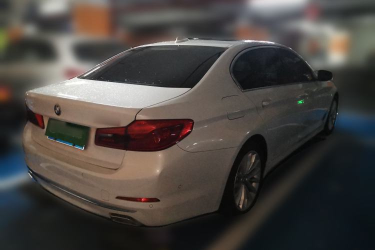 Used BMW 5 Series 2020 530Li Luxury Edition Premium Package Rear Right 45 Deg