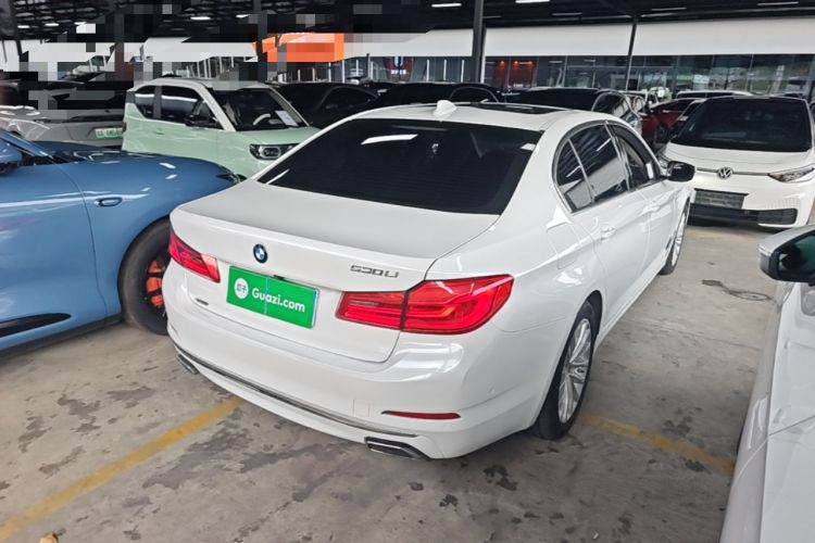 Used BMW 5 Series 2020 530Li xDrive Luxury Package Rear Right 45 Deg