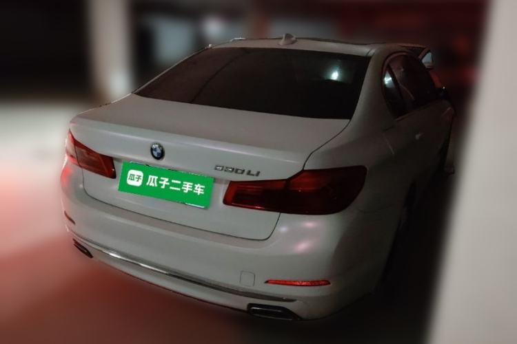 Used BMW 5 Series 2020 530Li Leading Edition Luxury Package Rear Right 45 Deg