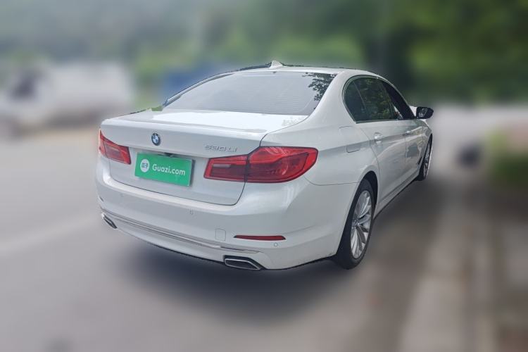 Used BMW 5 Series 2020 530Li Leading Edition Luxury Package Rear Right 45 Deg