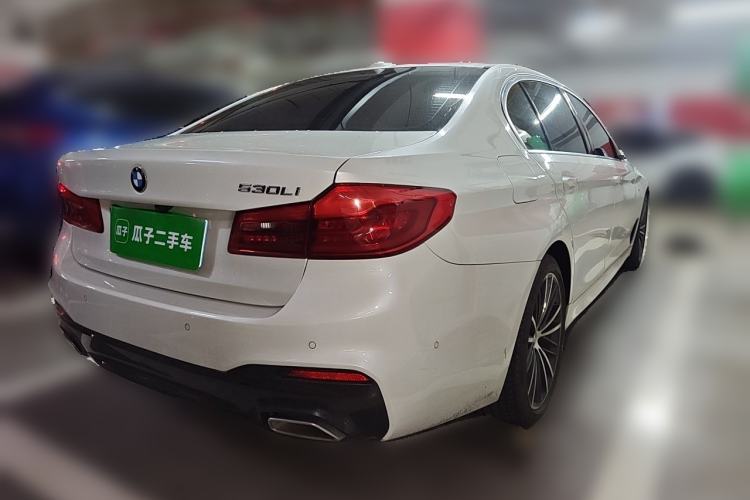Used BMW 5 Series 2020 530Li Luxury Edition M Sport Package Rear Right 45 Deg