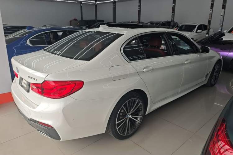Used BMW 5 Series 2020 530Li Leading Model M Sport Package Rear Right 45 Deg