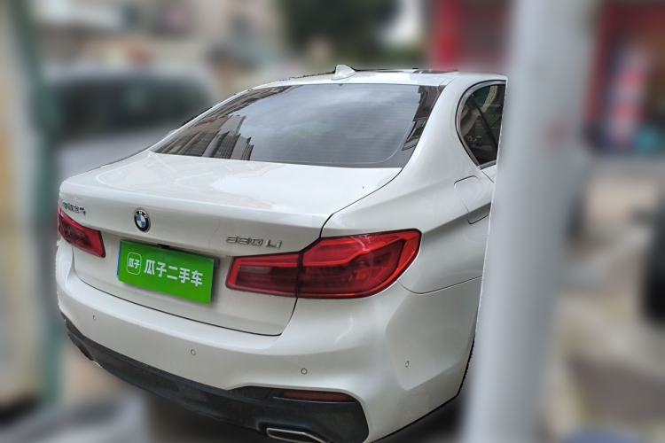 Used BMW 5 Series 2020 530Li Leading Model M Sport Package Rear Right 45 Deg