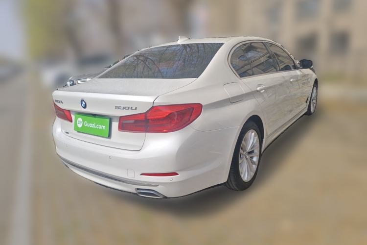 Used BMW 5 Series 2020 530Li xDrive Luxury Package Rear Right 45 Deg