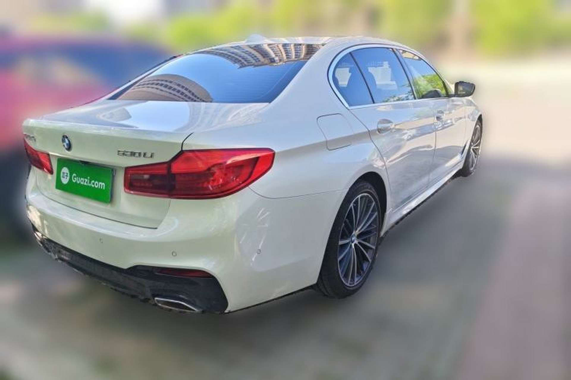 Used BMW 5 Series 2020 530Li Leading Model M Sport Package Rear Right 45 Deg