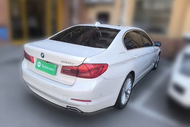 Used BMW 5 Series 2020 530Li Luxury Edition Premium Package Rear Right 45 Deg