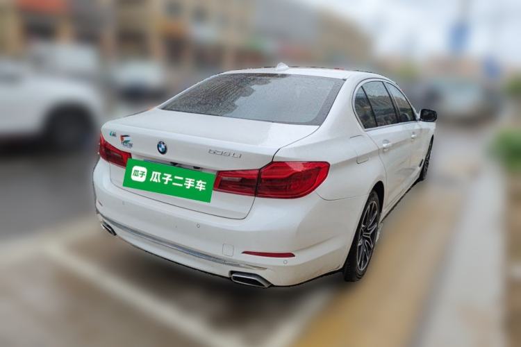 Used BMW 5 Series 2020 525Li Luxury Package Rear Right 45 Deg
