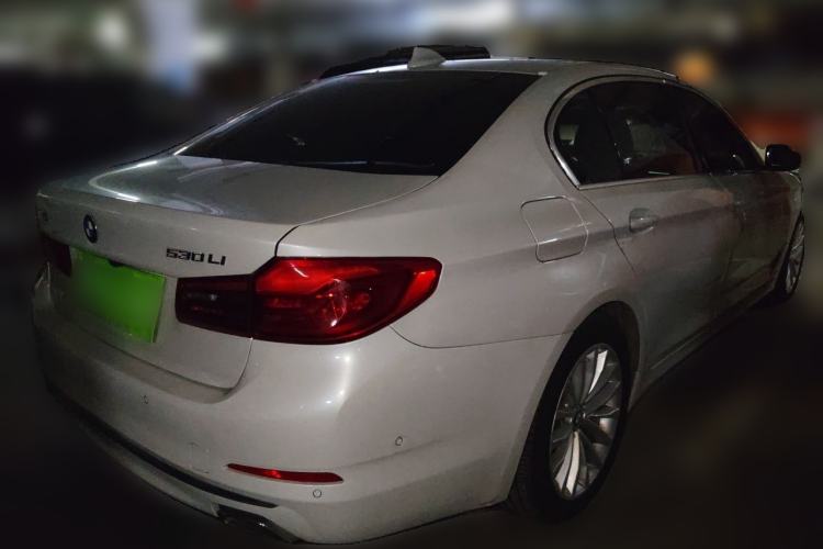 Used BMW 5 Series 2020 530Li Luxury Edition Premium Package Rear Right 45 Deg