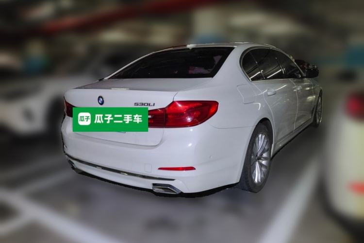 Used BMW 5 Series 2020 530Li Luxury Edition Premium Package Rear Right 45 Deg