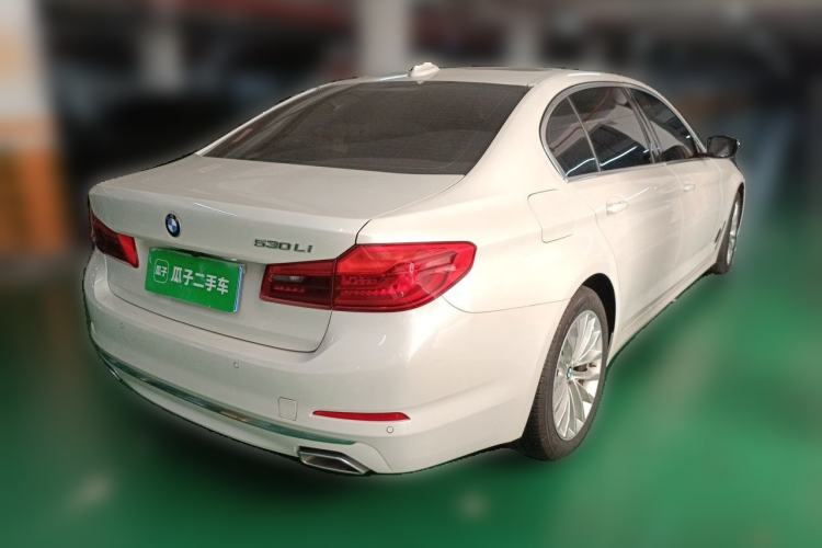 Used BMW 5 Series 2020 530Li Leading Edition Luxury Package Rear Right 45 Deg