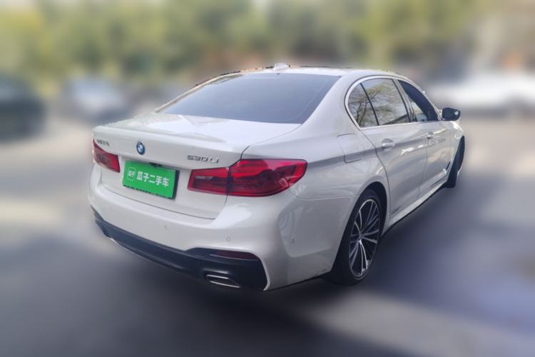 Used BMW 5 Series 2020 530Li Leading Model M Sport Package Rear Right 45 Deg