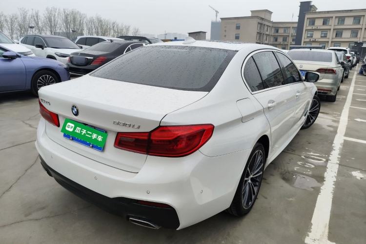 Used BMW 5 Series 2020 530Li Luxury Edition M Sport Package Rear Right 45 Deg