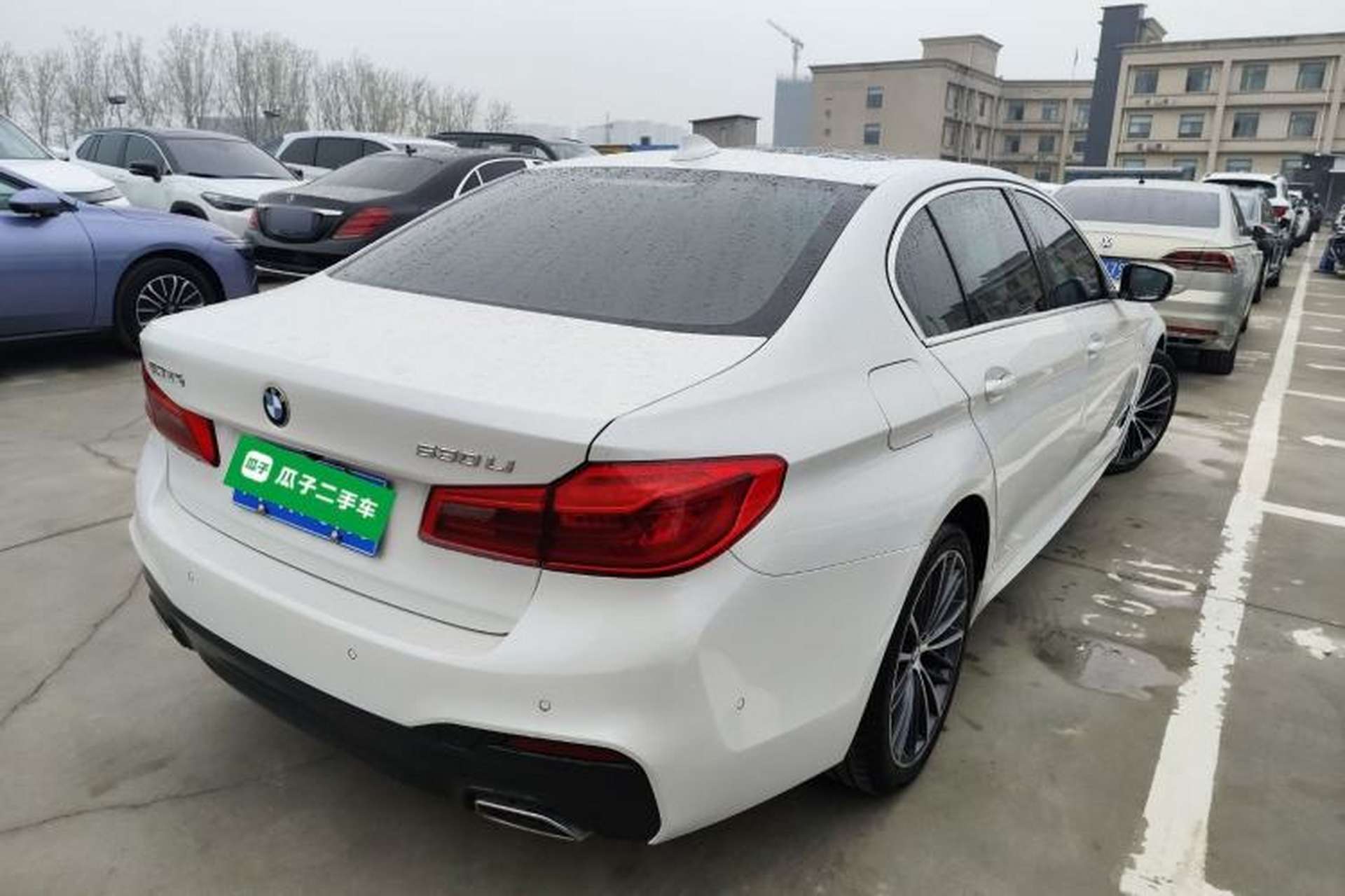 Used BMW 5 Series 2020 530Li Luxury Edition M Sport Package Rear Right 45 Deg