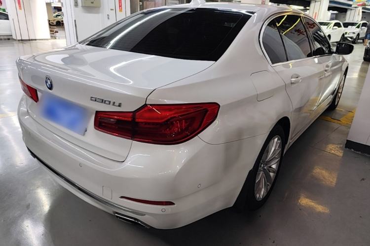 Used BMW 5 Series 2020 530Li Luxury Edition Premium Package Rear Right 45 Deg