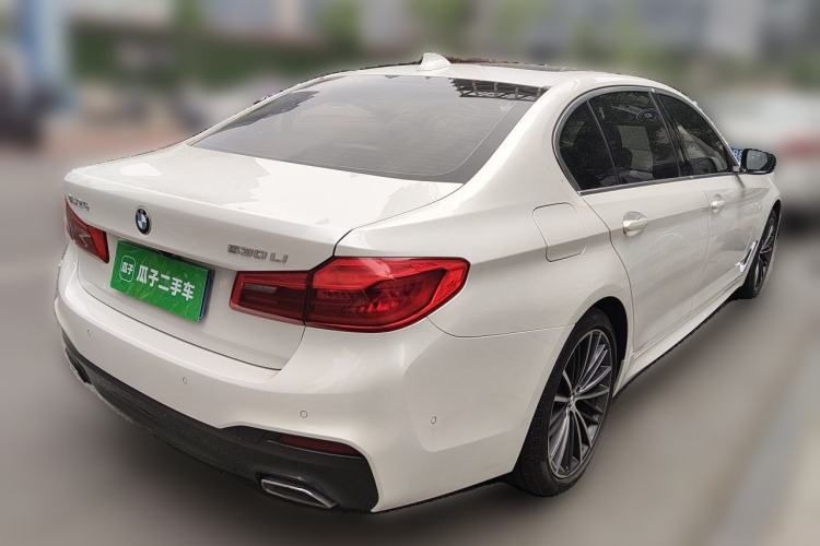Used BMW 5 Series 2020 530Li Luxury Edition M Sport Package Rear Right 45 Deg