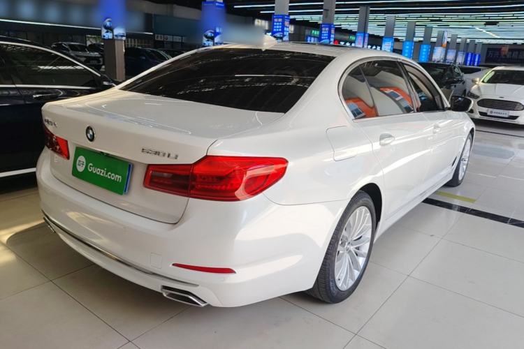 Used BMW 5 Series 2020 530Li Leading Edition Luxury Package Rear Right 45 Deg