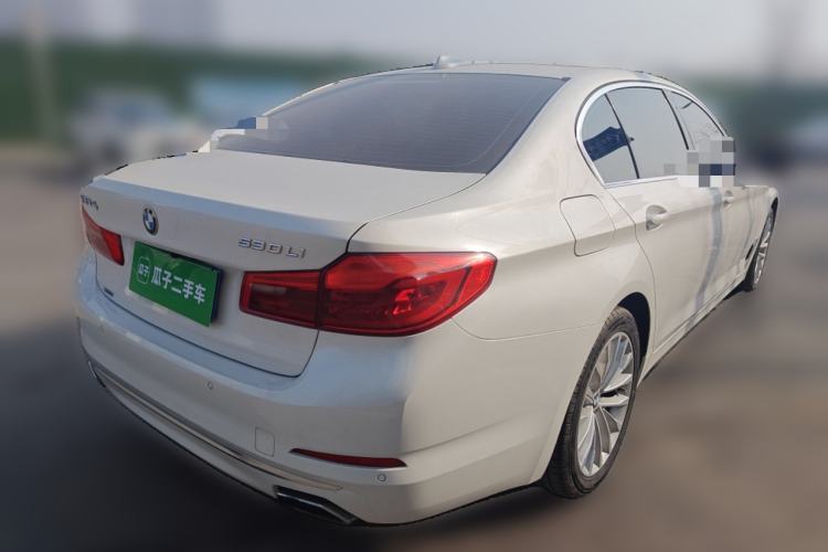 Used BMW 5 Series 2020 530Li xDrive Luxury Package Rear Right 45 Deg