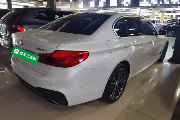 Used BMW 5 Series 2020 530Li Leading Model M Sport Package Rear Right 45 Deg