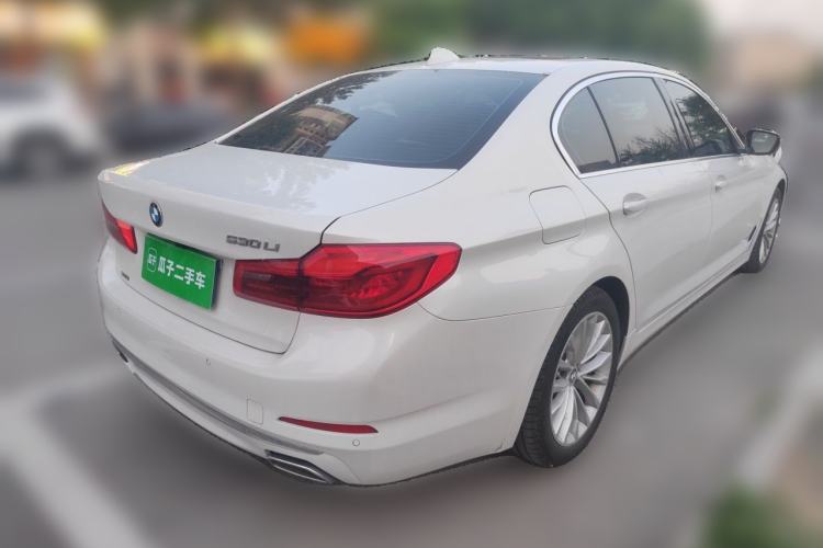 Used BMW 5 Series 2020 530Li xDrive Luxury Package Rear Right 45 Deg