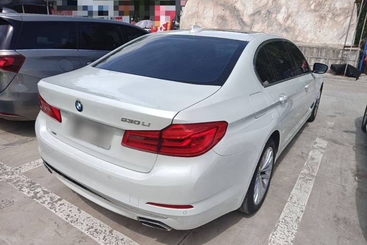 Used BMW 5 Series 2020 530Li xDrive Luxury Package Rear Right 45 Deg