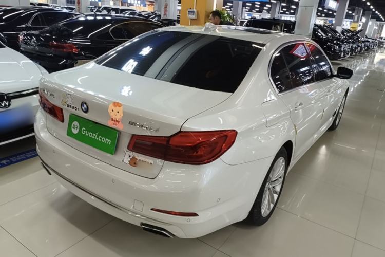 Used BMW 5 Series 2020 530Li Luxury Edition Premium Package Rear Right 45 Deg