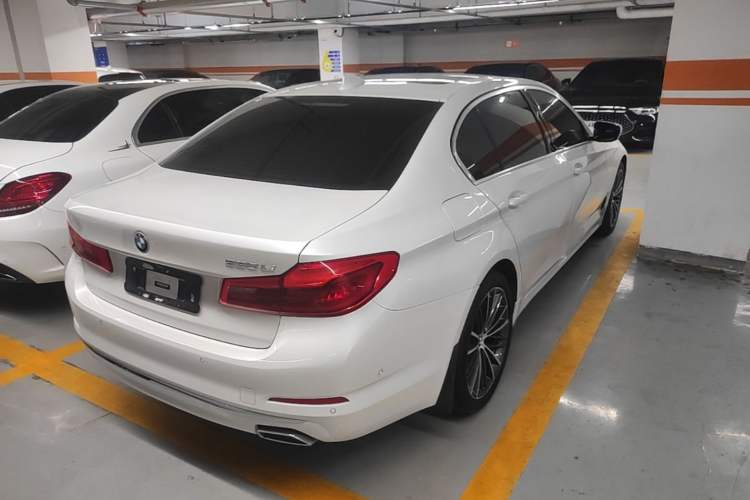 Used BMW 5 Series 2020 530Li Luxury Edition Premium Package Rear Right 45 Deg