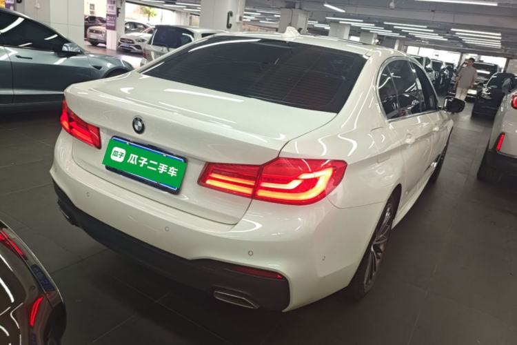 Used BMW 5 Series 2020 530Li Luxury Edition M Sport Package Rear Right 45 Deg