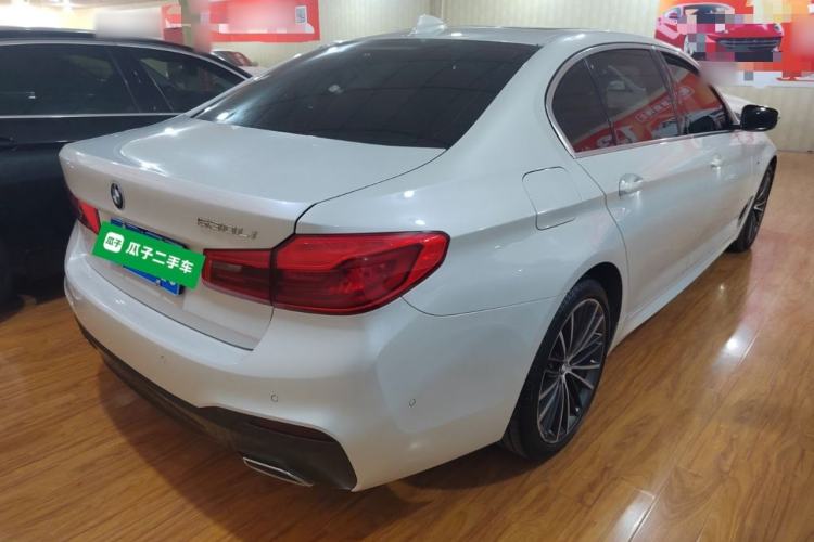 Used BMW 5 Series 2020 530Li Luxury Edition M Sport Package Rear Right 45 Deg