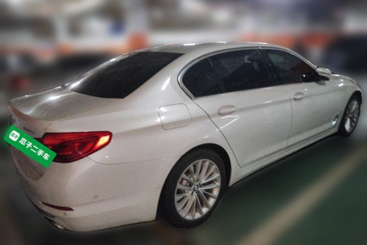 Used BMW 5 Series 2020 530Li Luxury Edition Premium Package Rear Right 45 Deg