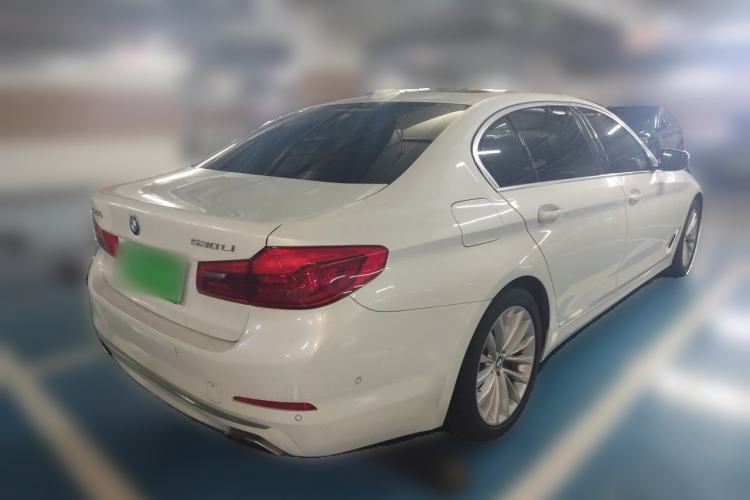 Used BMW 5 Series 2020 530Li Luxury Edition Premium Package Rear Right 45 Deg