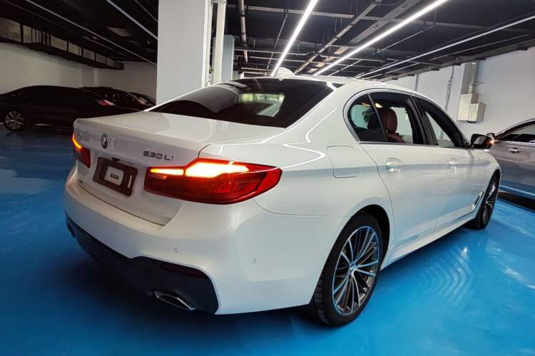 Used BMW 5 Series 2020 530Li xDrive M Sport Package Rear Right 45 Deg